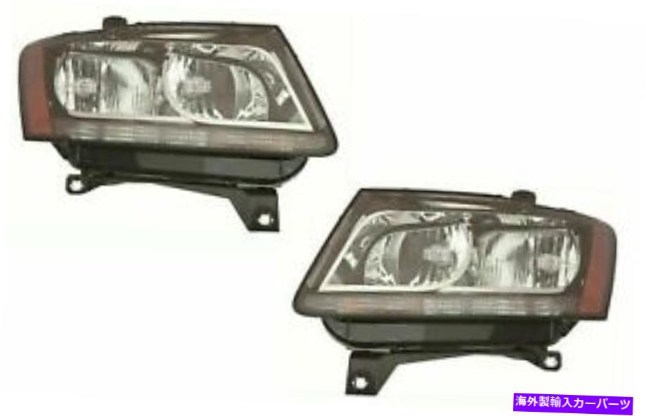 USヘッドライト Audi Q5 2013 2014 2014 2014 2014 2014 2014年のヘッドライトハロゲン右下セット FIT FOR AUDI Q5 2013 2014 2015 HEADLIGHT HALOGEN RIGHT & LEFT PAIR SET【並行輸入品】