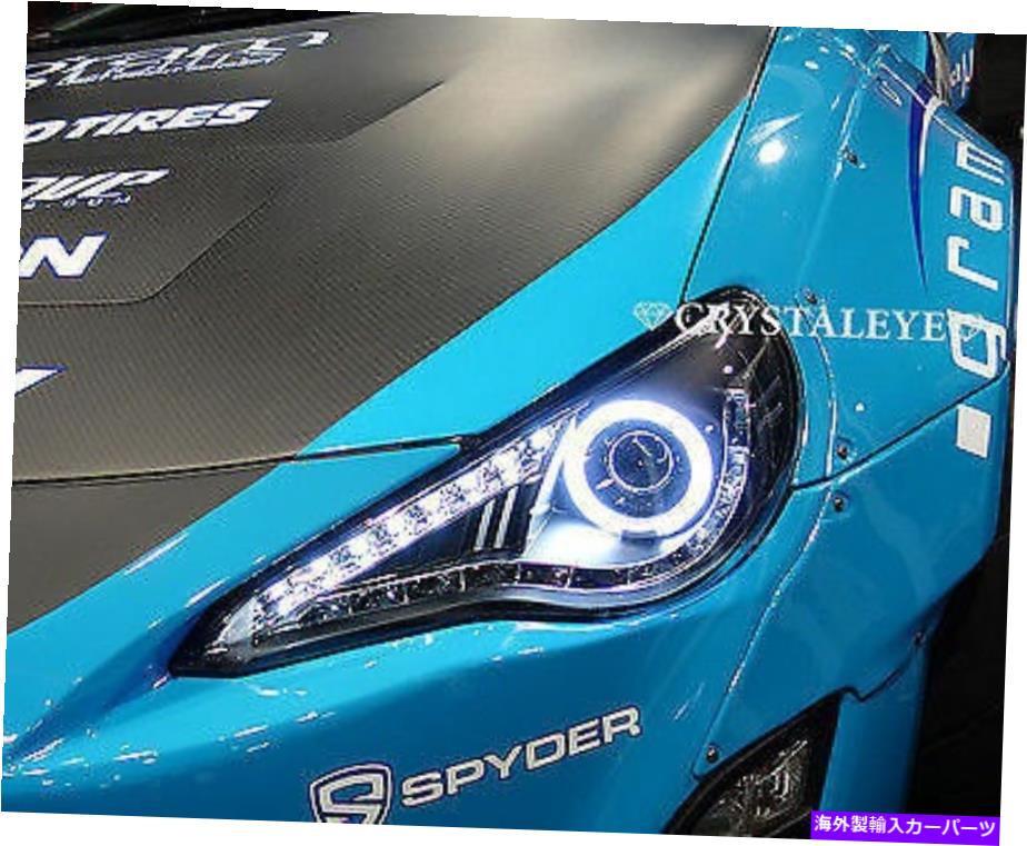 USヘッドライト SCION FRSクリスタルアイ：ウィンカーLED＆CCFLアングルアイプロジェクターHIDジャパンモデル Scion FRS CRYSTAL EYE : WINKER LED & CCFL ANGLE EYE PROJECTOR HID JAPAN model【並行輸入品】