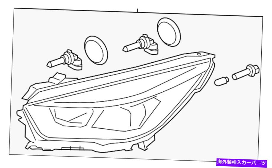 USヘッドライト 純正フォードヘッドランプハウジングJJ5Z-13008-D. Genuine Ford Headlamp Housing JJ5Z-13008-D【並行輸入品】