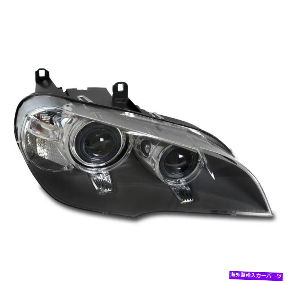 USヘッドライト 2011年2012年2013年BMW X5 HID W / AFSブラックプロジェクターヘッドライト旅客RH right For 2011 2012 2013 BMW X5 HID w/AFS Black Projector Headlight Passenger RH Right【並行輸入品】