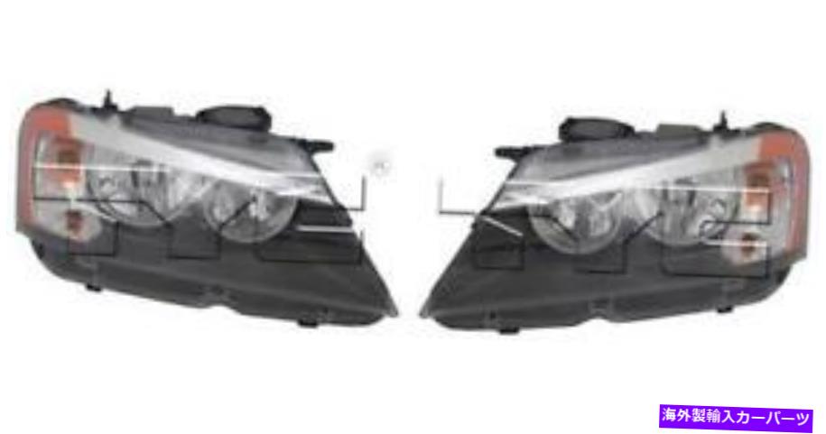 USヘッドライト 2011年 - 2014年BMW X3フロントヘッドライトアセンブリの交換ハウジング SIDE/PAIR for 2011 - 2014 BMW X3 Front Headlight Assembly Replacement Housing【並行輸入品】