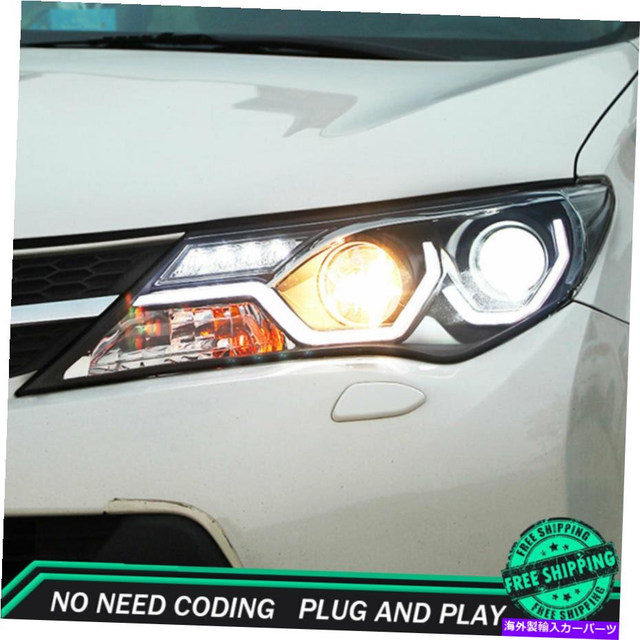 USヘッドライト TOYOTA RAV4ヘッドライトアセンブリHIDキセノンビームプロジェクターLED DRL 2013-2015 For Toyota RAV4 Headlight Assemblies HID Xenon Beam Projector LED DRL 2013-2015【並行輸入品】｜Us Custom Parts Shop USDM