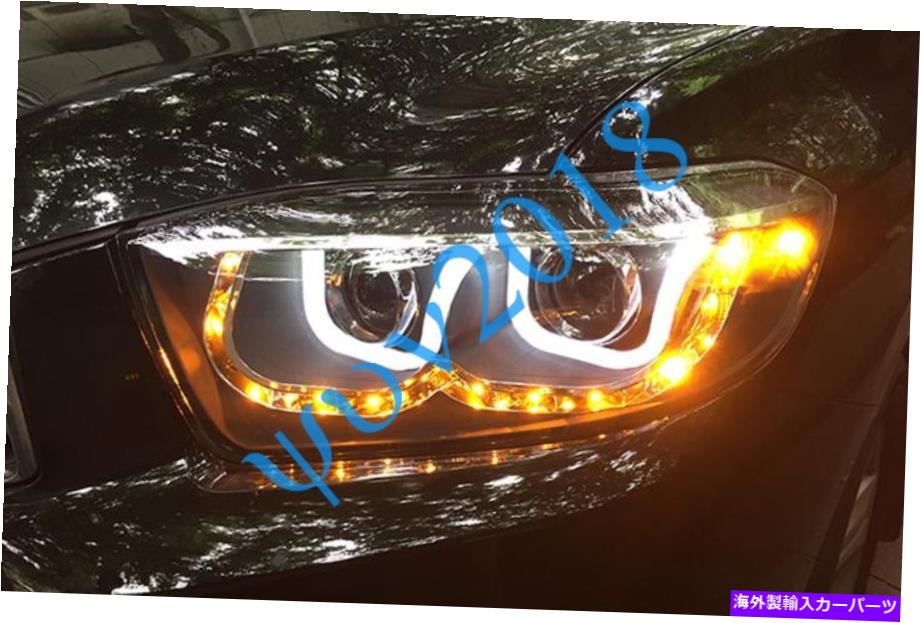 USヘッドライト 1pair LED DRLキセノンヘッドライトヘッドライトランプ2009-10 S 1Pair LED DRL Xenon Headlights Head Lights Lamps For Toyota Highlander 2009-10 s【並行輸入品】|Us Custom Parts Shop USDM