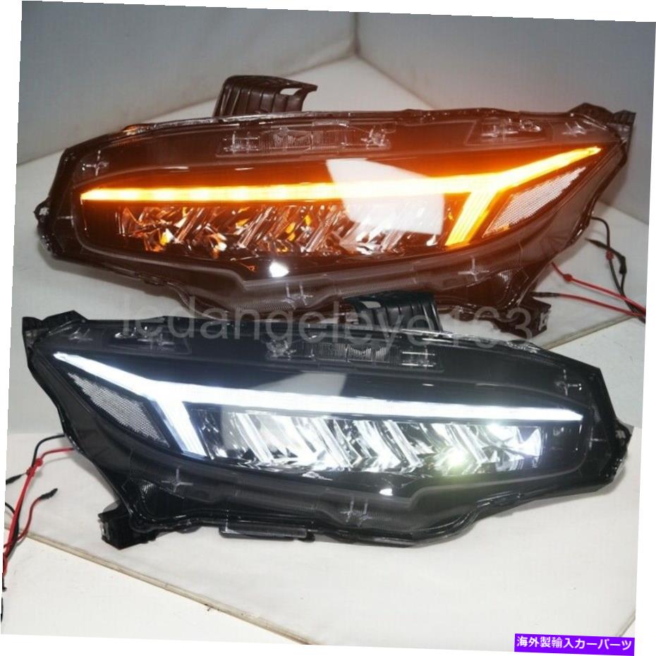 USヘッドライト 2015-2018ホンダシビックLEDヘッドライトダイナミックLEDターニングライトLD 2015-2018 year For HONDA Civic LED headlights dynamic LED turning light LD【並行輸入品】