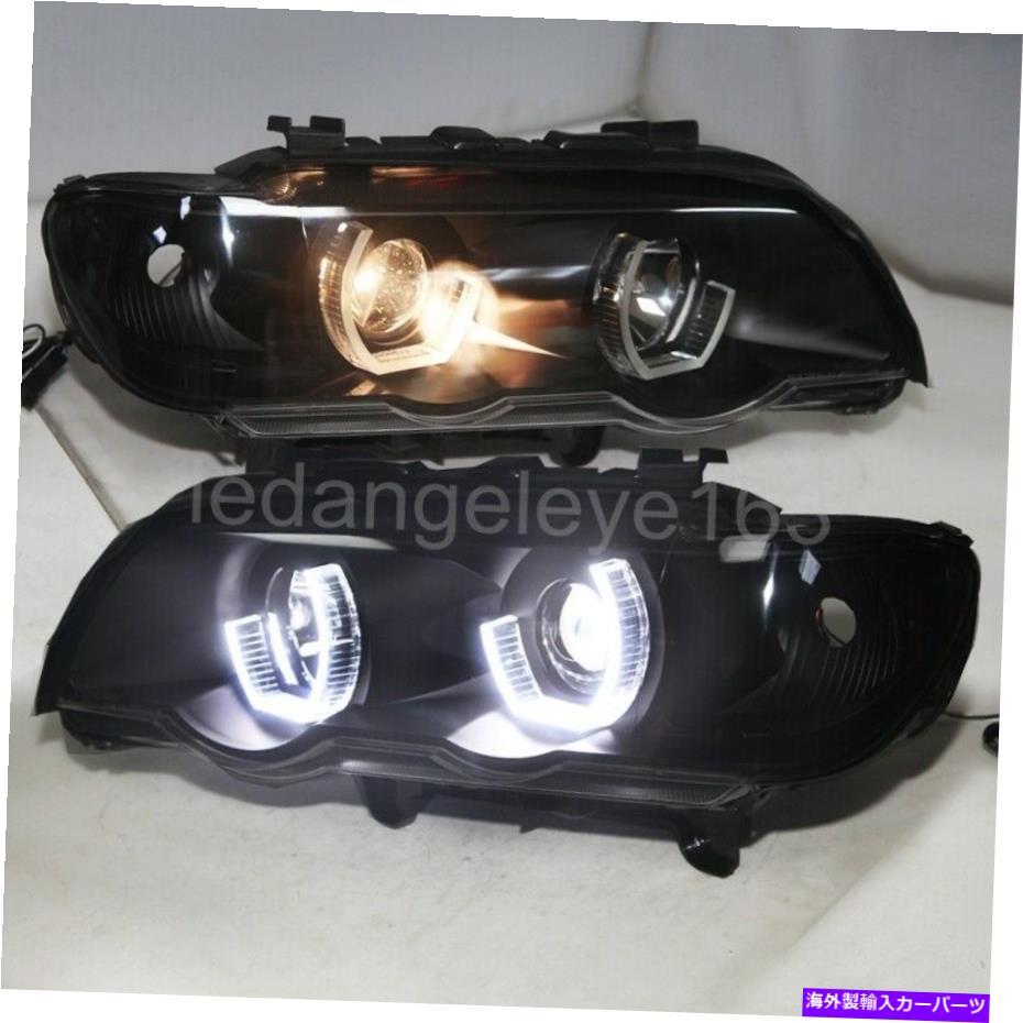 USヘッドライト BMW X5 E53 LEDヘッドライトLEDエンジェルの目1998-2003年JyのためのLEDの前面ランプ LED front lamps for BMW X5 E53 LED Head Lights LED Angel Eyes 1998-2003 year JY【並行輸入品】｜Us Custom Parts Shop USDM