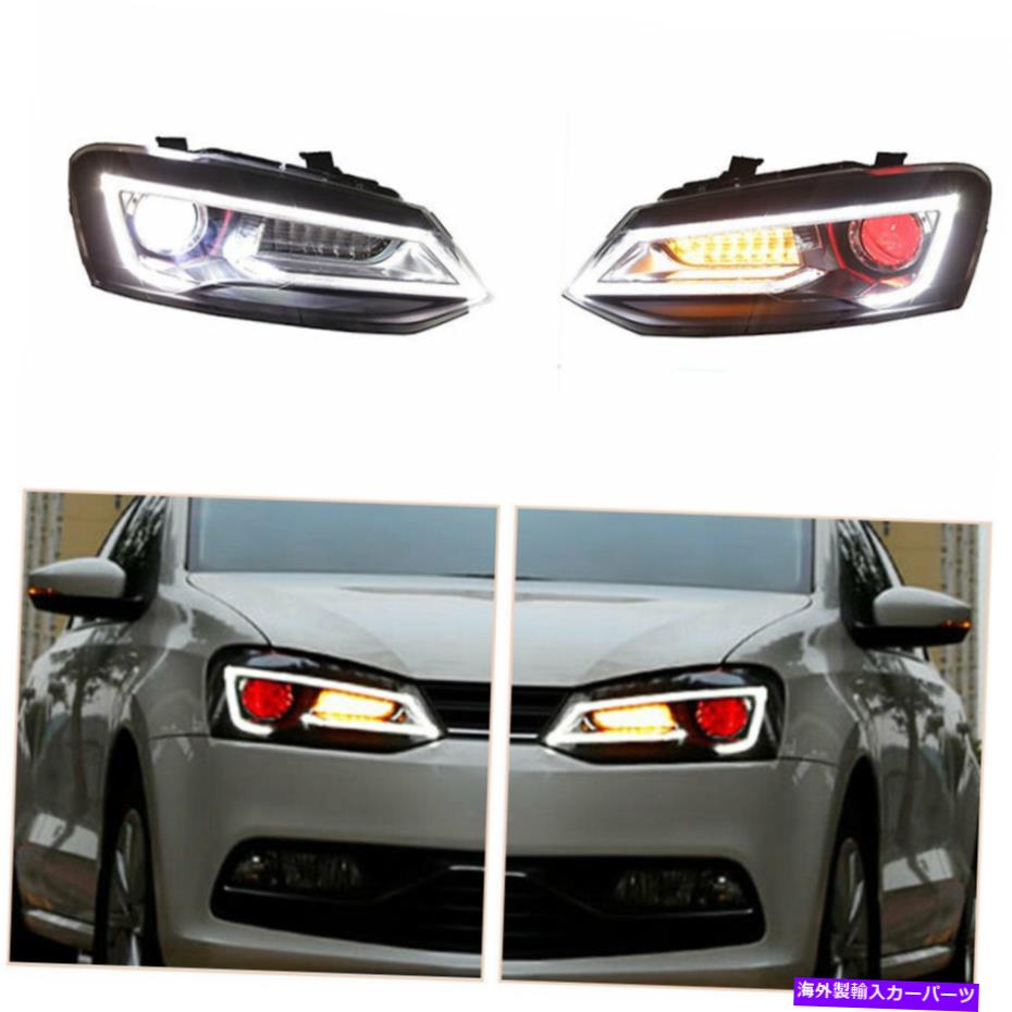 USヘッドライト Volkswagen Polo 13-17 LED DRLのHIDヘッドライトアセンブリFactory Halogen HID Headlight Assembly For Volkswagen Polo 13-17 LED DRL Replace Factory Halogen【並行輸入品】|Us Custom Parts Shop USDM
