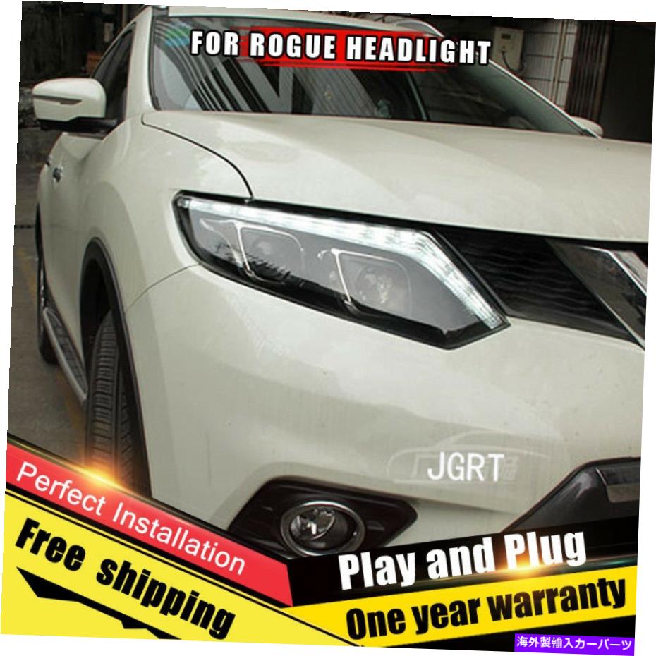 USヘッドライト 日産ローグヘッドライトアセンブリバイキセノンレンズダブルビームHIDキット2014-2016 For Nissan Rogue Headlights assembly Bi-Xenon Lens Double Beam HID KIT 2014-2016【並行輸入品】｜Us Custom Parts Shop USDM 103,309円