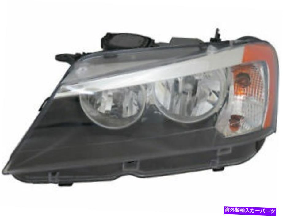 USヘッドライト 左 - BMW X3 2011 2012 2013 2014用ドライバサイドヘッドライトアセンブリ2RJC67 Left - Driver Side Headlight Assembly 2RJC67 for BMW X3 2011 2012 2013 2014【並行輸入品】