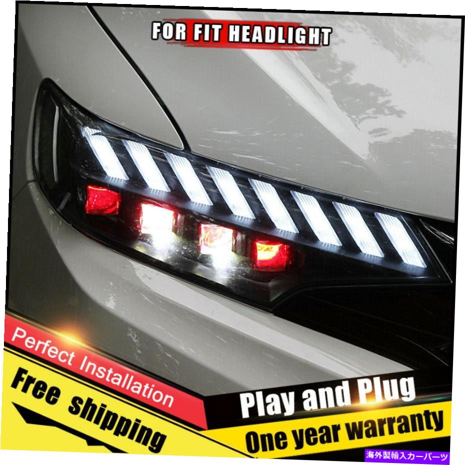 USヘッドライト ホンダフィット2015-2019ヘッドライトアセンブリ全てのLEDレンズダブルビームLEDキット For Honda Fit 2015-2019 Headlight assembly ALL LED Lens Double Beam LED KIT【並行輸入品】｜Us Custom Parts Shop USDM