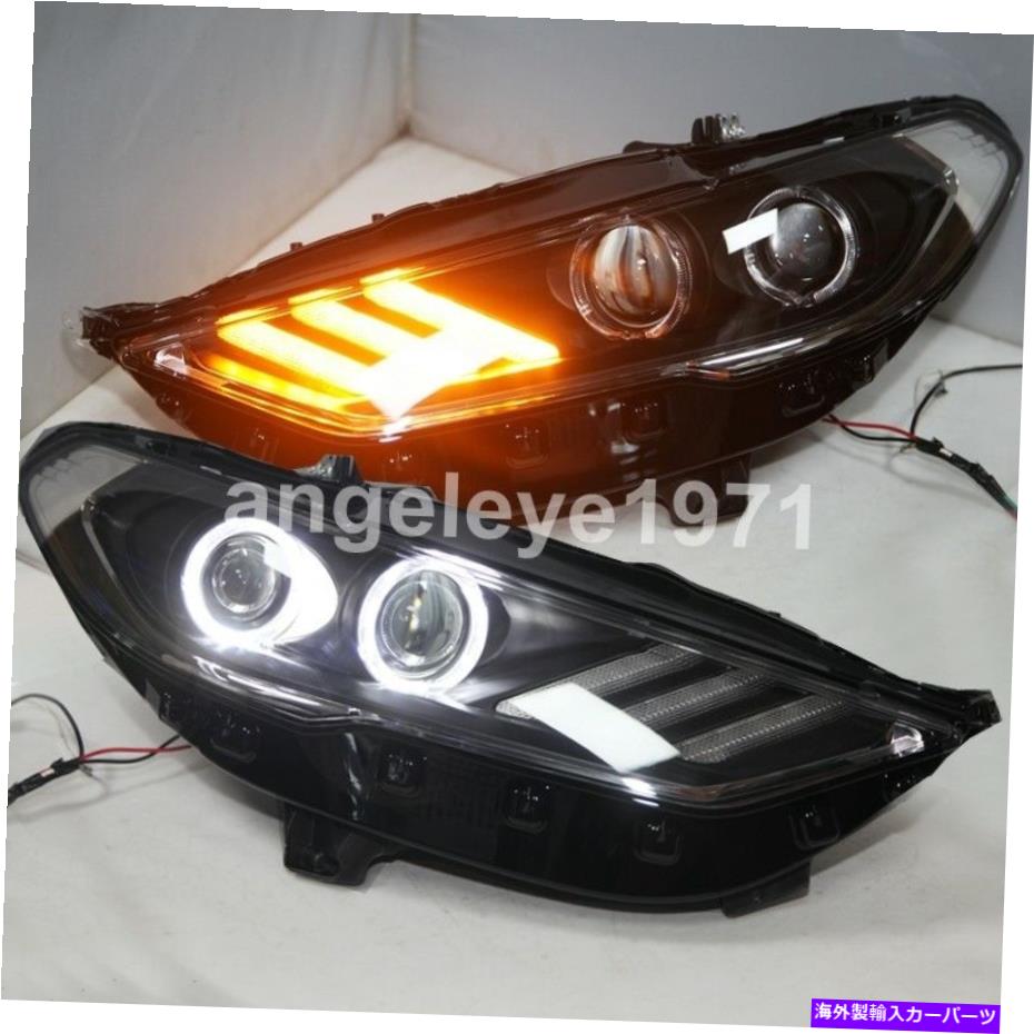 USヘッドライト Mondeo LEDヘッドランプ2017年フュージョンチタン移動LEDチューニングライトJC for Mondeo LED Head Lamps 2017 year Fusion Titanium Moving LED Tuning lights JC【並行輸入品】