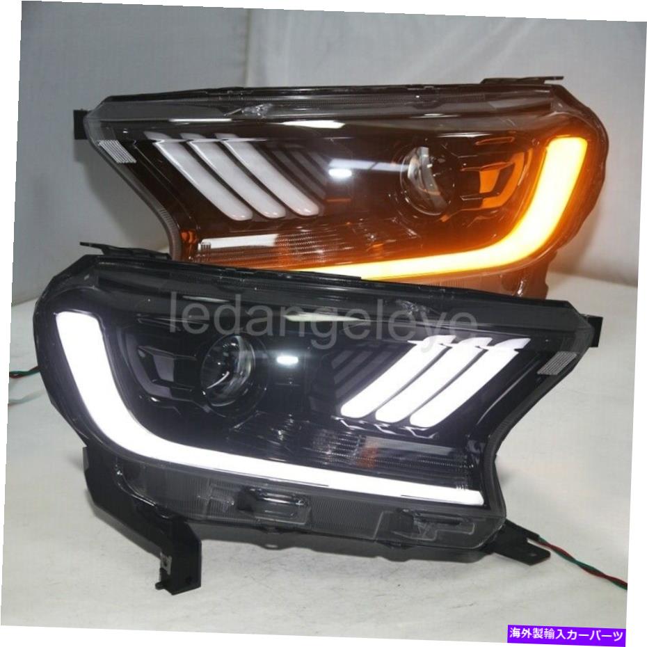USヘッドライト レンジャーSUVエベレストLEDヘッドライト2016-2018年DGブラックのためのLEDフロントランプ LED front lamps for ranger SUV Everest LED headlights 2016-2018 year DG black【並行輸入品】｜Us Custom Parts Shop USDM