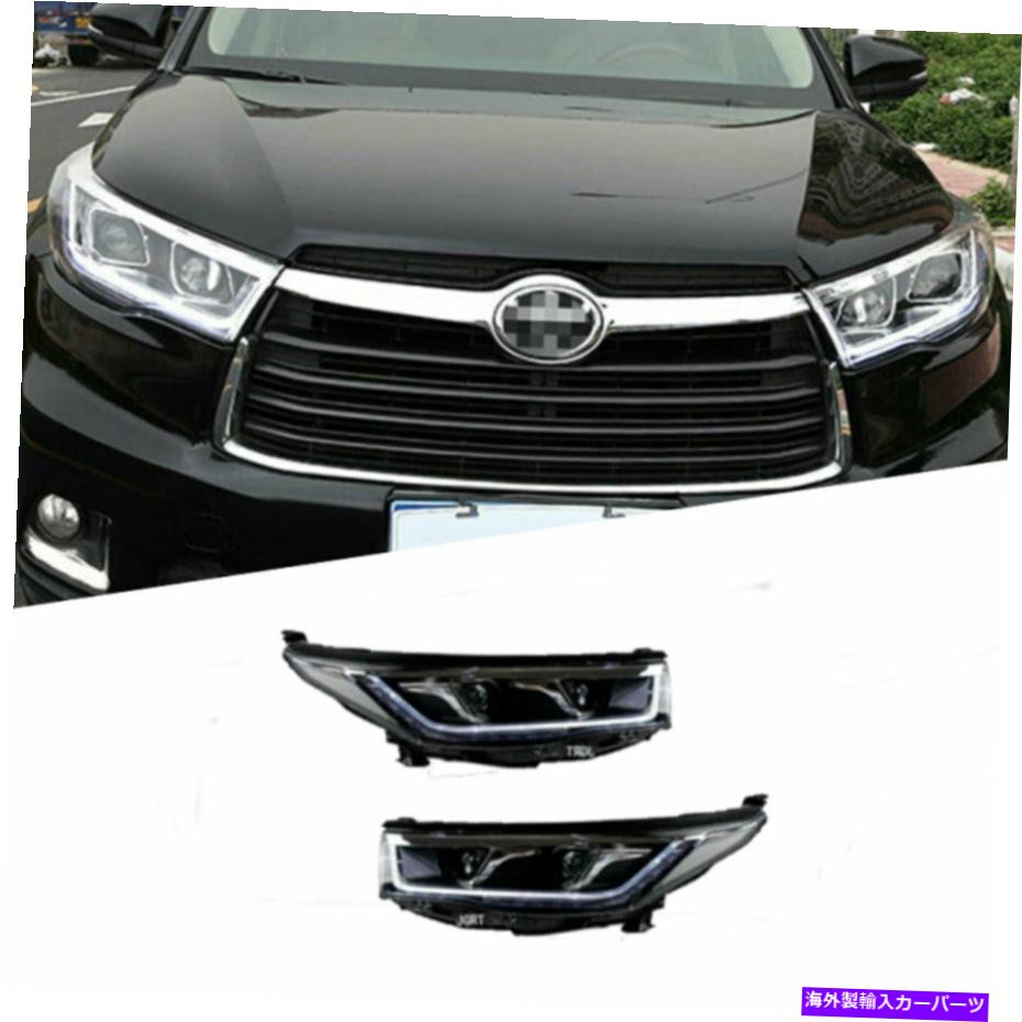USヘッドライト ハイランダー14-16 LED昼間の走行灯の動的信号Xenon Lo / HIビーム For highlander 14-16 LED Daytime Running lights Dynamic Signal Xenon Lo/Hi Beam【並行輸入品】｜Us Custom Parts Shop USDM