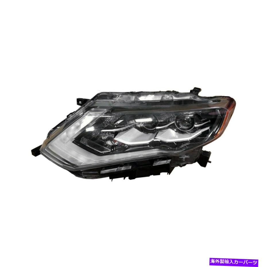 USヘッドライト 日産ローグ2017-2019 Pacific Best P68958ドライバーサイド交換ヘッドライト For Nissan Rogue 2017-2019 Pacific Best P68958 Driver Side Replacement Headlight【並行輸入品】