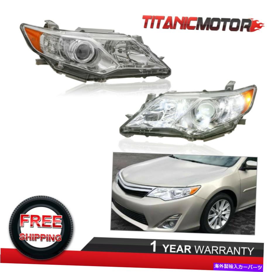 【楽天市場】USヘッドライト 2倍左右サイドフロントプロジェクターヘッドライトアセンブリ1214トヨタカムリ 2x Left & Right