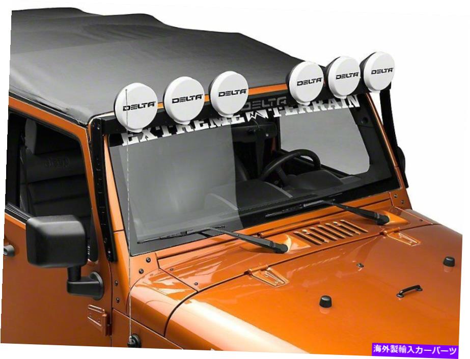 USヘッドライト デルタテックスカイバーボルトクラシック500xキセノンライトバー2007-18ジープラングラーjk Delta Tech SkyBar Bolt Classic 500X XENON Light Bar for 2007-18 Jeep Wrangler JK画像
