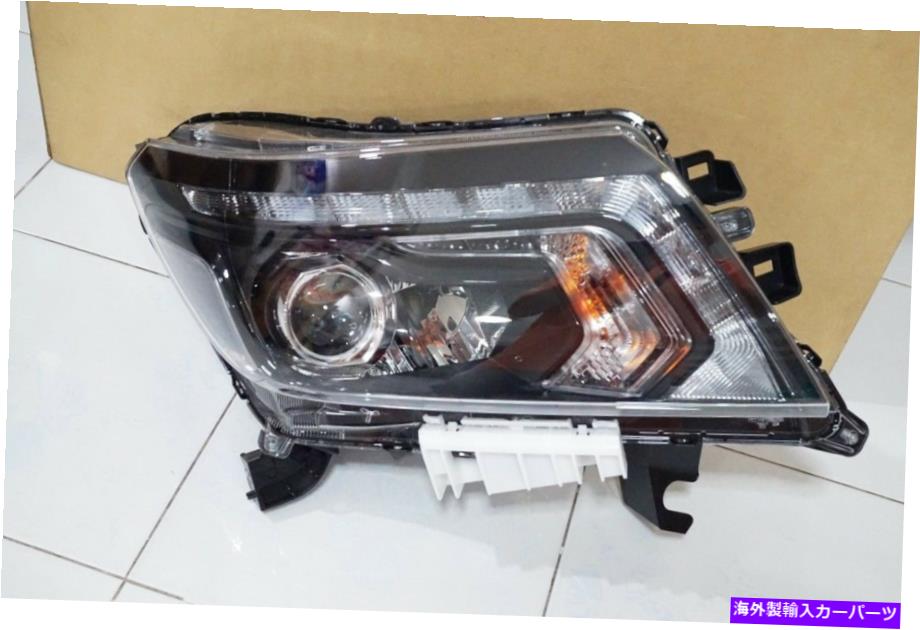 USヘッドライト 本物の日産ナバラD23ヘッドライトブラックエディションシリーズ右側26010-9A60A Genuine Nissan Navara D23 Headlight Black Edition Series Right Side 26010-9A60A【並行輸入品】