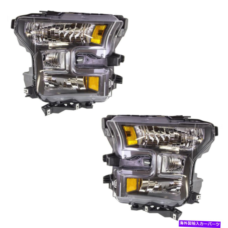USヘッドライト 新しいOEM 16-17フォードF150ハロゲンヘッドランプグラファイトベゼルドライバー＆旅客サイド NEW OEM 16-17 Ford F150 Halogen Headlamp Graphite Bezel Driver & Passenger Side【並行輸入品】 106,488円