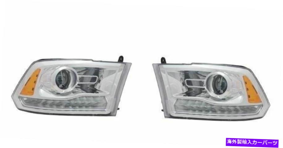 USヘッドライト 2013-2015 RAM 1500 2500 3500の左右のプロジェクターヘッドライト Right and Left Projector Headlights For 2013-2015 RAM 1500 2500 3500【並行輸入品】