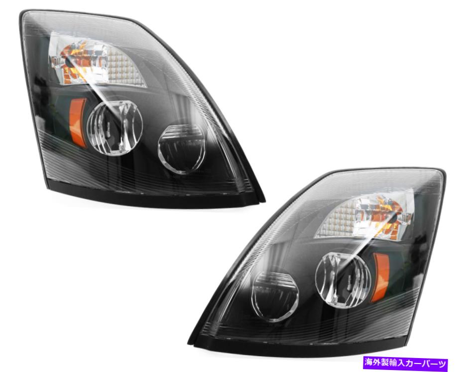 USヘッドライト イーグルアイヘッドライトヘッドランプLH＆RHサイドペアは2004-2017ボルボVNX / VNL Eagle Eye HeadLights Head Lamps LH & RH Side Pair For 2004-2017 Volvo VNX/VNL【並行輸入品】｜Us Custom Parts Shop USDM