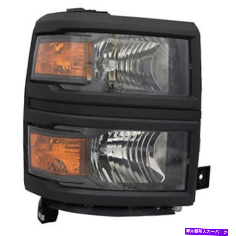 USヘッドライト フィット2014-2015シボレーシービーシルバード1500右手旅客ヘッドライトNSF Fits 2014-2015 Chevrolet Chevy Silverado 1500 Right Hand Passenger Headlight NSF【並行輸入品】