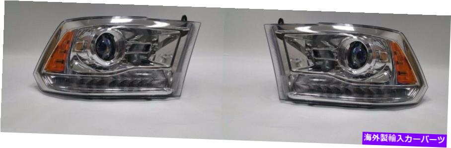 USヘッドライト 2013-2015 RAM 1500/2500/3500プロジェクターヘッドライトペアLH + RH W /電球 For 2013-2015 Ram 1500/2500/3500 Projector Headlights Pair LH+RH w/ bulbs【並行輸入品】｜Us Custom Parts Shop USDM