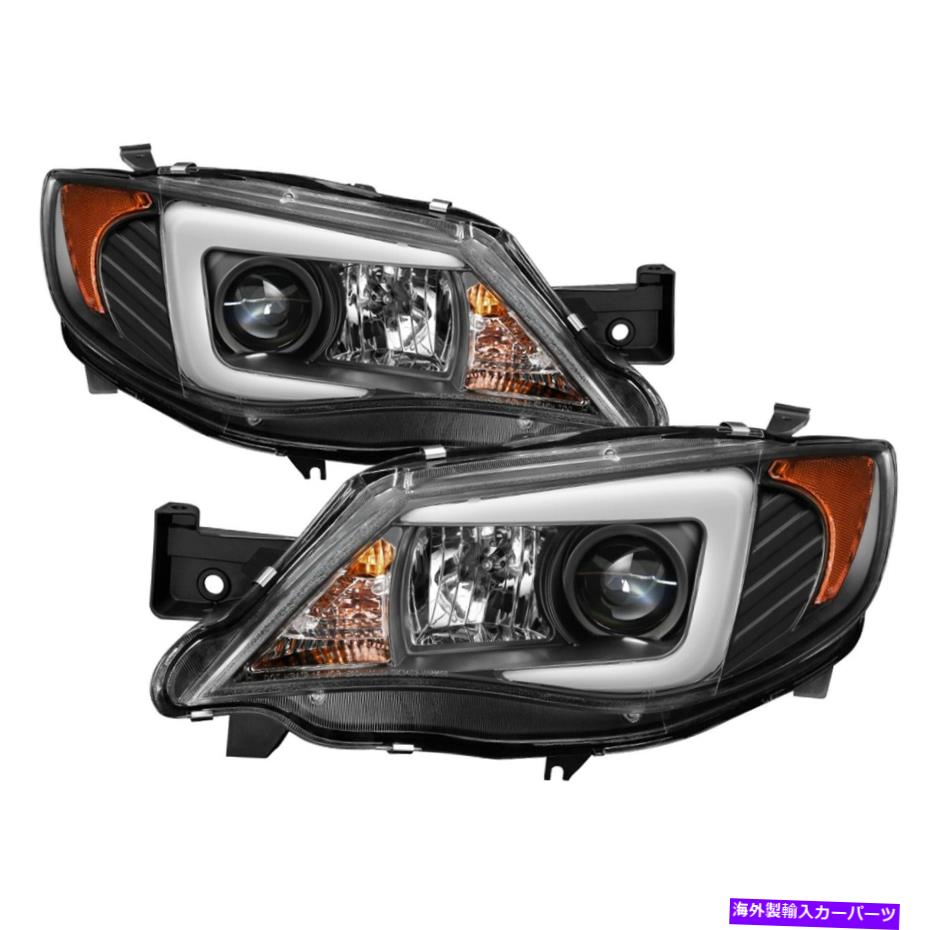 USヘッドライト Spyder Auto 5083944 Halo DRL LEDプロジェクターヘッドライトがフィット08-14インプレッサ Spyder Auto 5083944 Halo DRL LED Projector Headlight Fits 08-14 Impreza【並行輸入品】