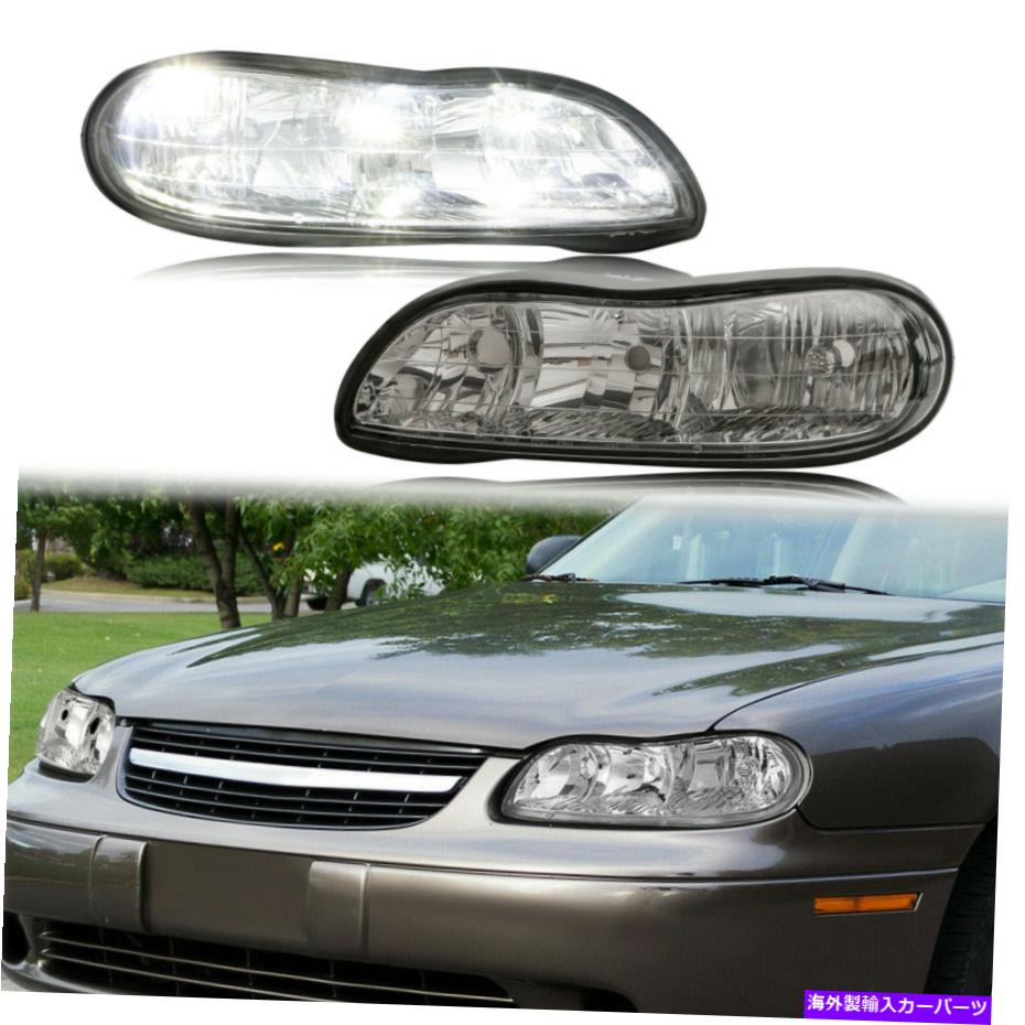 USヘッドライト フロントクリアコーナーランプヘッドライト1997-03 Chevy Malibu 2004-05クラシック Front Clear Corner Lamps Headlights For 1997-03 Chevy Malibu 2004-05 Classic【並行輸入品】