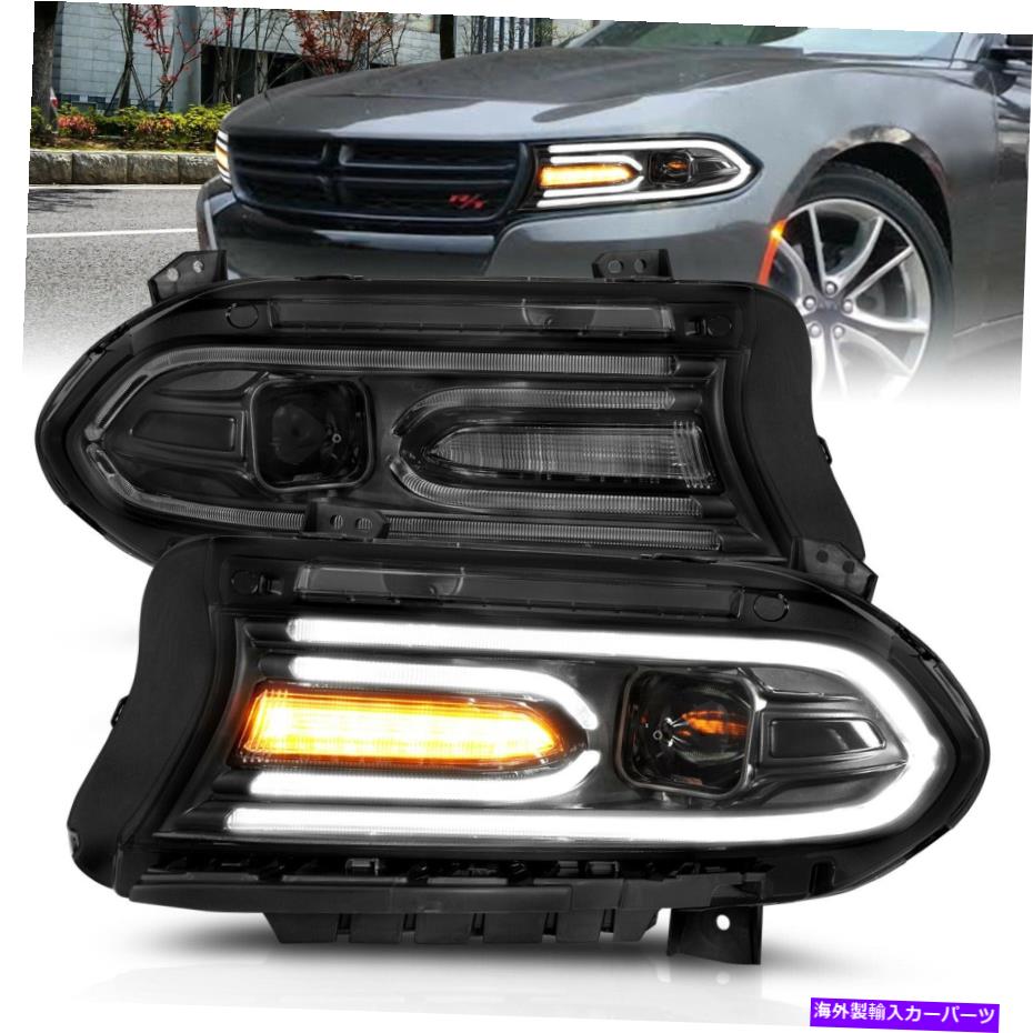 USヘッドライト Anzo USA 121559プロジェクターヘッドライトセット15~18充電器に収まります Anzo USA 121559 Projector Headlight Set Fits 15-18 Charger【並行輸入品】|Us Custom Parts Shop USDM