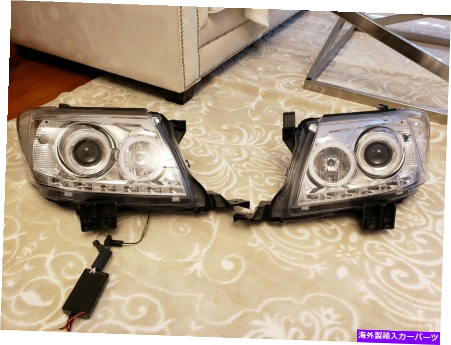 USヘッドライト Toyota Hilux Vigo LEDヘッドライトCCFL Angel Eyes Lights 2011から2014年までのジェネリック Generic for Toyota HILUX VIGO LED Headlights CCFL Angel Eyes Lights 2011 to 2014【並行輸入品】|Us Custom Parts Shop USDM