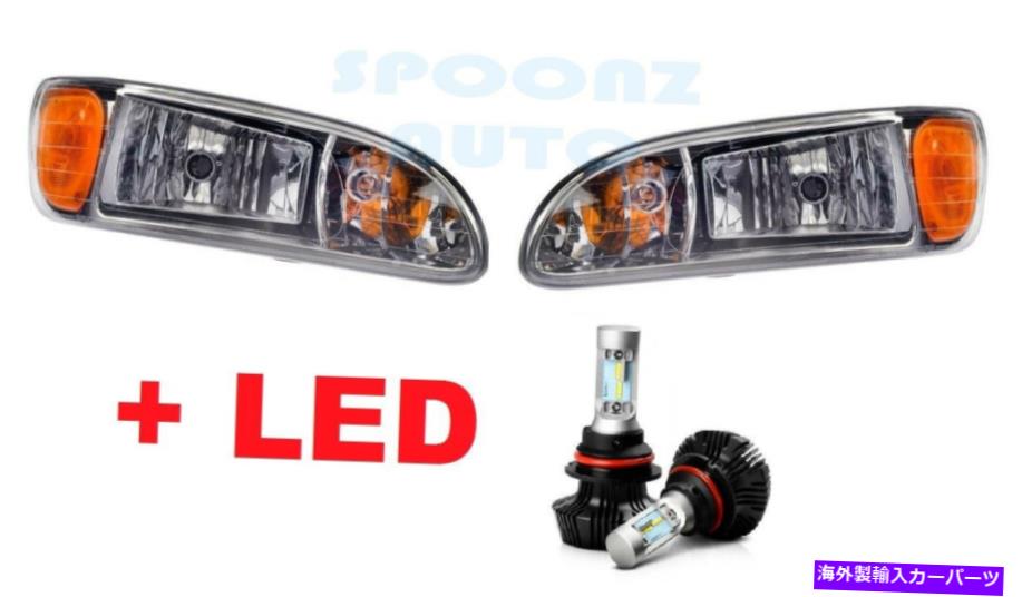 USヘッドライト 2009年2011年2011年2011年の2012年のPeterbiltヘッドライトLED電球6500Kセット - ペア 2009 2010 2011 2012 PETERBILT Headlight With LED Bulbs 6500K SET - PAIR【並行輸入品】｜Us Custom Parts Shop USDM