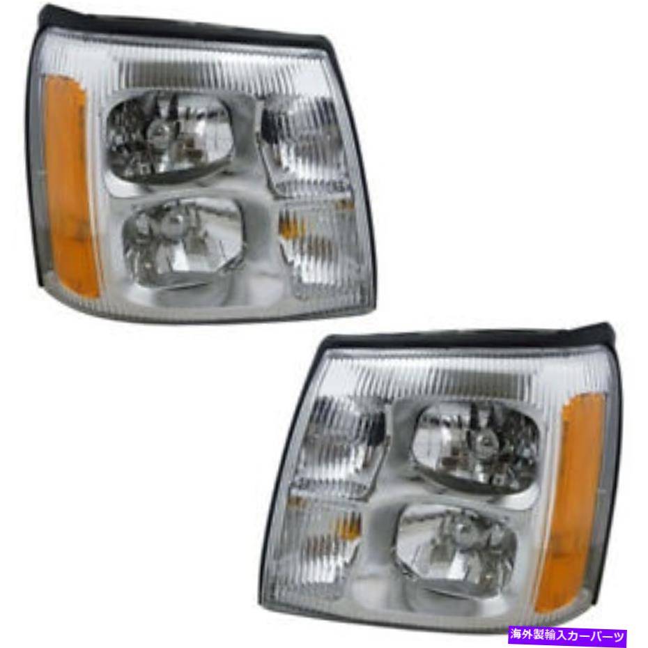 【楽天市場】USヘッドライト CAPA 02エスカレードヘッドライトヘッドランプフロントヘッドライトランプ左右セットペア CAPA 02