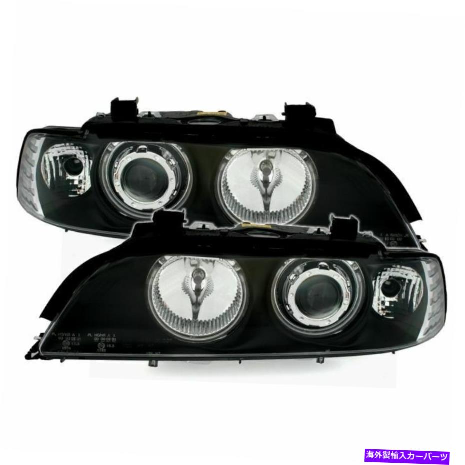 USヘッドライト BMW E39のためのフロントヘッドライト（Angel Eye、CCFL） - 黒 Front headlights (Angel Eyes, CCFL) for BMW E39 - black【並行輸入品】｜Us Custom Parts Shop USDM