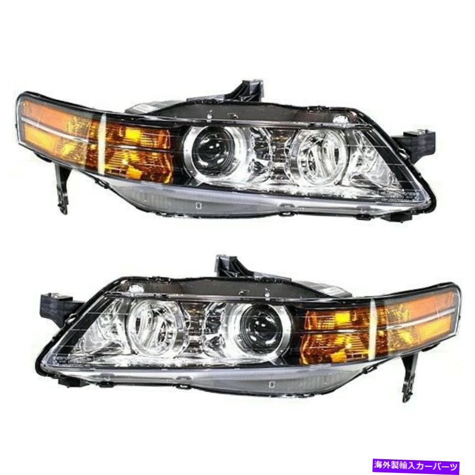 USヘッドライト ヘッドライトランプ左右AC2503113、AC2502113 33151Sepa22,33101Sepa22 Headlight Lamp Left-and-Right AC2503113, AC2502113 33151SEPA22, 33101SEPA22【並行輸入品】