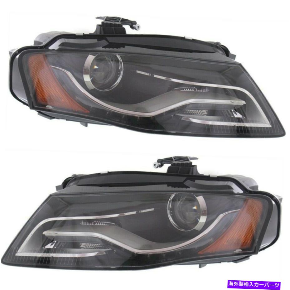 USヘッドライト 2009-2010 Audi A4 Quattro A4ドライバー＆旅客側のHIDヘッドライトセット HID Headlight Set For 2009-2010 Audi A4 Quattro A4 Driver & Passenger Side【並行輸入品】