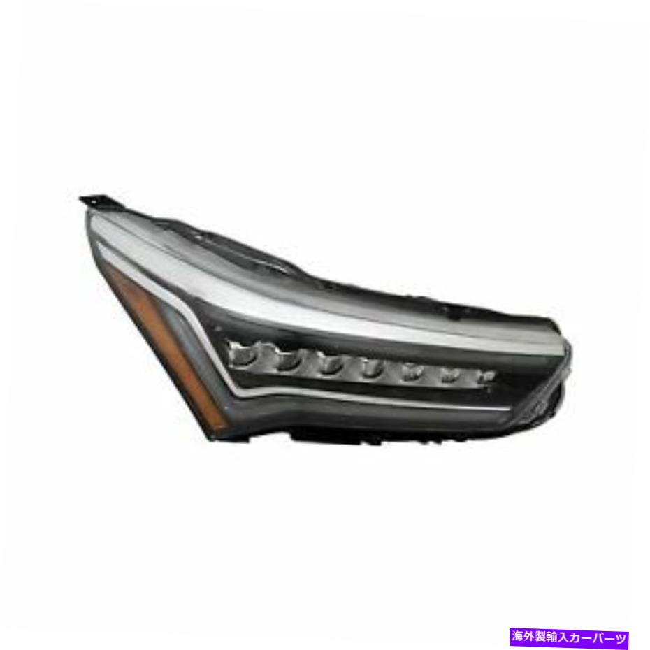 USヘッドライト 2019年の2020年Acura RDX LED W / O AFSヘッドライト右助手席側 Fits For 2019 2020 Acura RDX LED W/O AFS Headlight Right Passenger Side【並行輸入品】