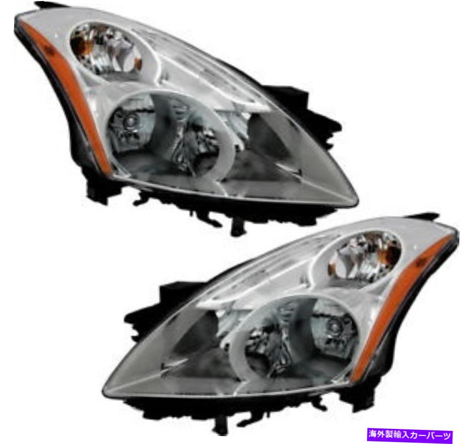 USヘッドライト HIDヘッドライトヘッドライトアセンブリW /バラストペア2010-2012日産アルティマ HID Headlights Headlight Assembly w/Ballast Pair Set for 2010-2012 Nissan Altima【並行輸入品】