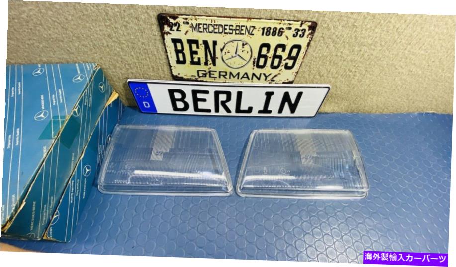 USヘッドライト メルセデスベンツC126 SECヘッドライトレンズ本物の新しいペア0028267490,0028267590 Mercedes Benz C126 SEC Headlights Lenses Genuine NEW Pair 0028267490 ,0028267590【並行輸入品】