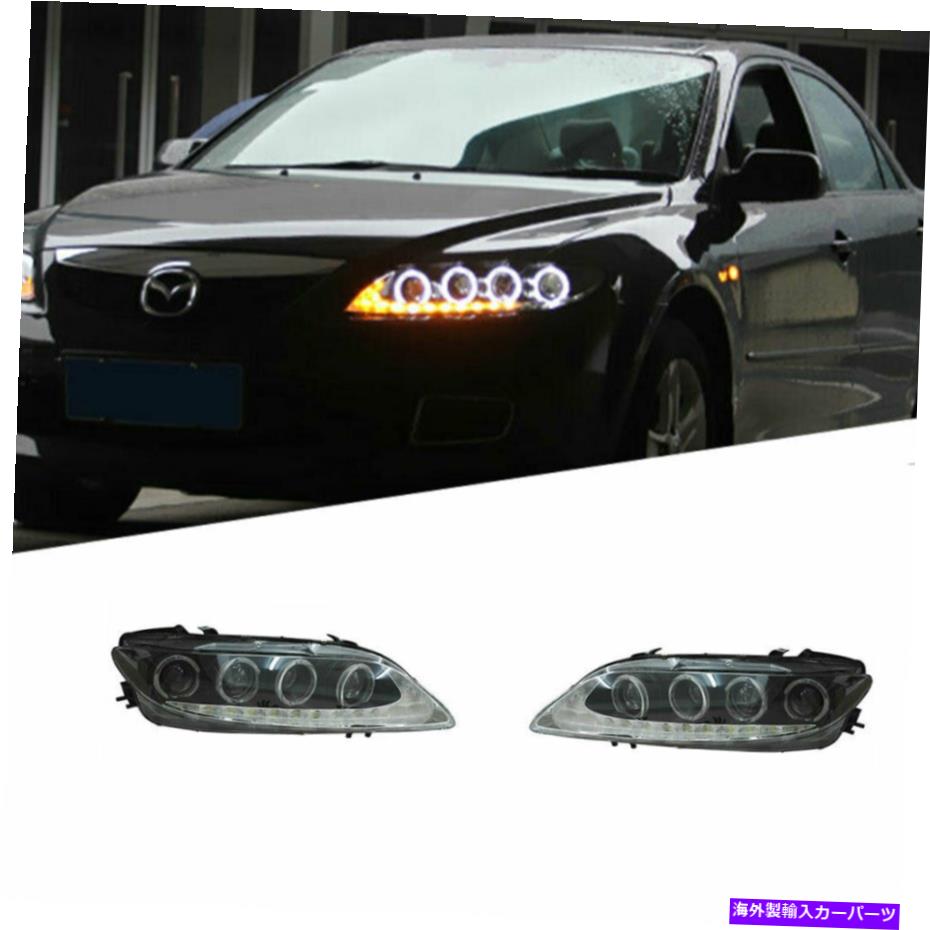 USヘッドライト マツダ6 03-15 LED昼間のランニングライトダイナミックシグナルキセノンLO / HIビーム For Mazda 6 03-15 LED Daytime Running lights Dynamic Signal Xenon Lo/Hi Beam【並行輸入品】｜Us Custom Parts Shop USDM