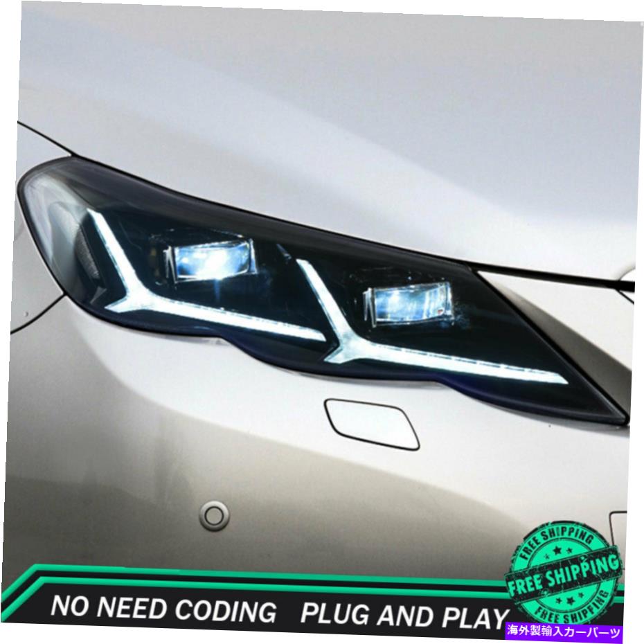 USヘッドライト トヨタマークXヘッドライト2010-2013フルLEDプロジェクターLED DRLターン信号 For Toyota Mark X Headlights 2010-2013 FULL LED Projector LED DRL Turn Signal【並行輸入品】