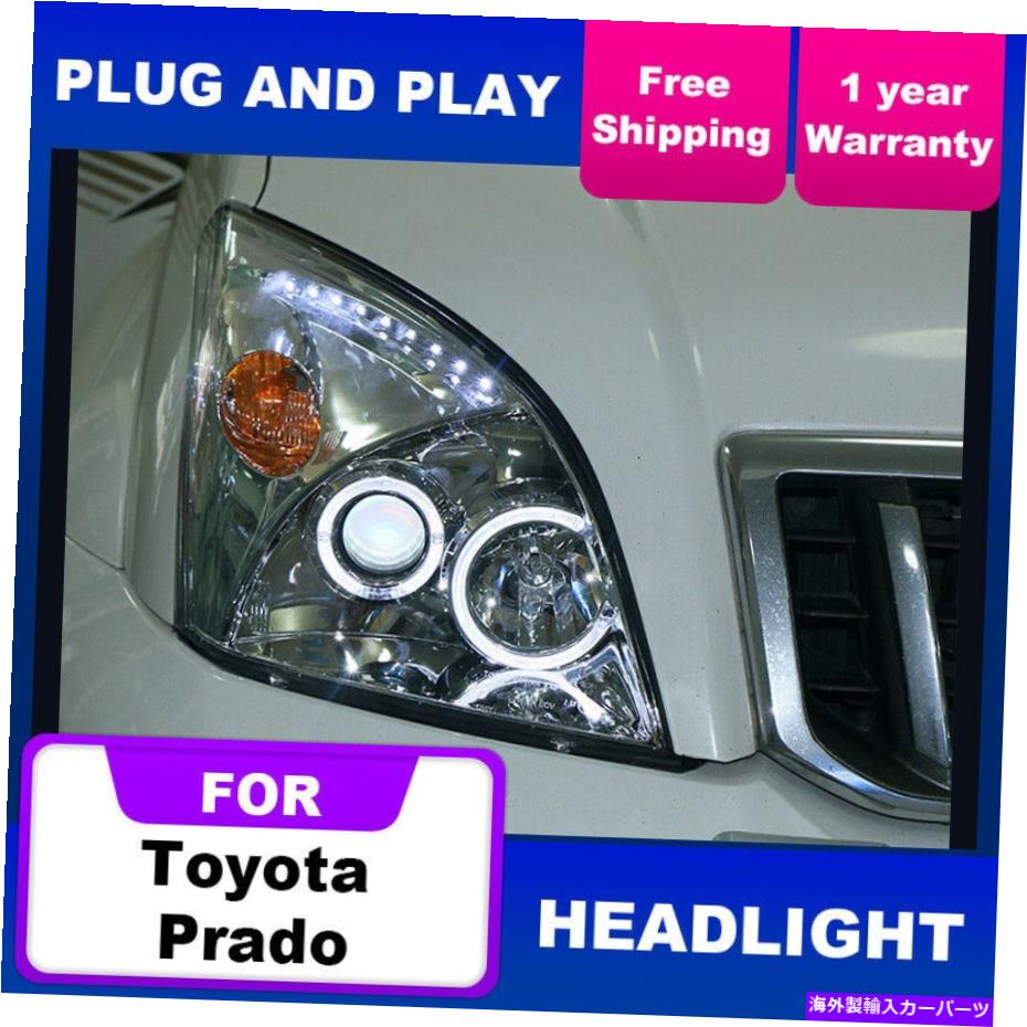USヘッドライト FJ120 LC120 PRADO 2700ヘッドライト2003-2009バイキセノンレンズダブルビームHID For FJ120 LC120 Prado 2700 Headlights 2003-2009 Bi-Xenon Lens Double Beam HID【並行輸入品】|Us Custom Parts Shop USDM