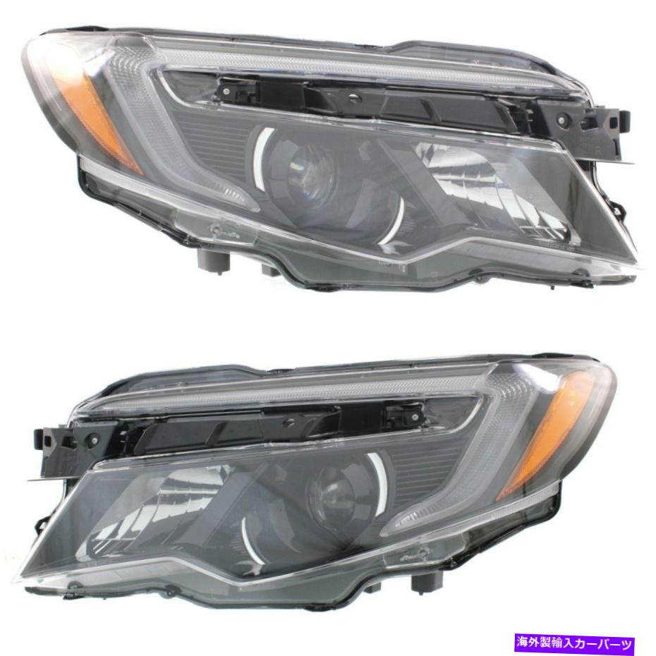 USヘッドライト 2016-2019ホンダパイロットドライバーと助手席側のヘッドライト Headlight For 2016-2019 Honda Pilot Driver and Passenger Side【並行輸入品】
