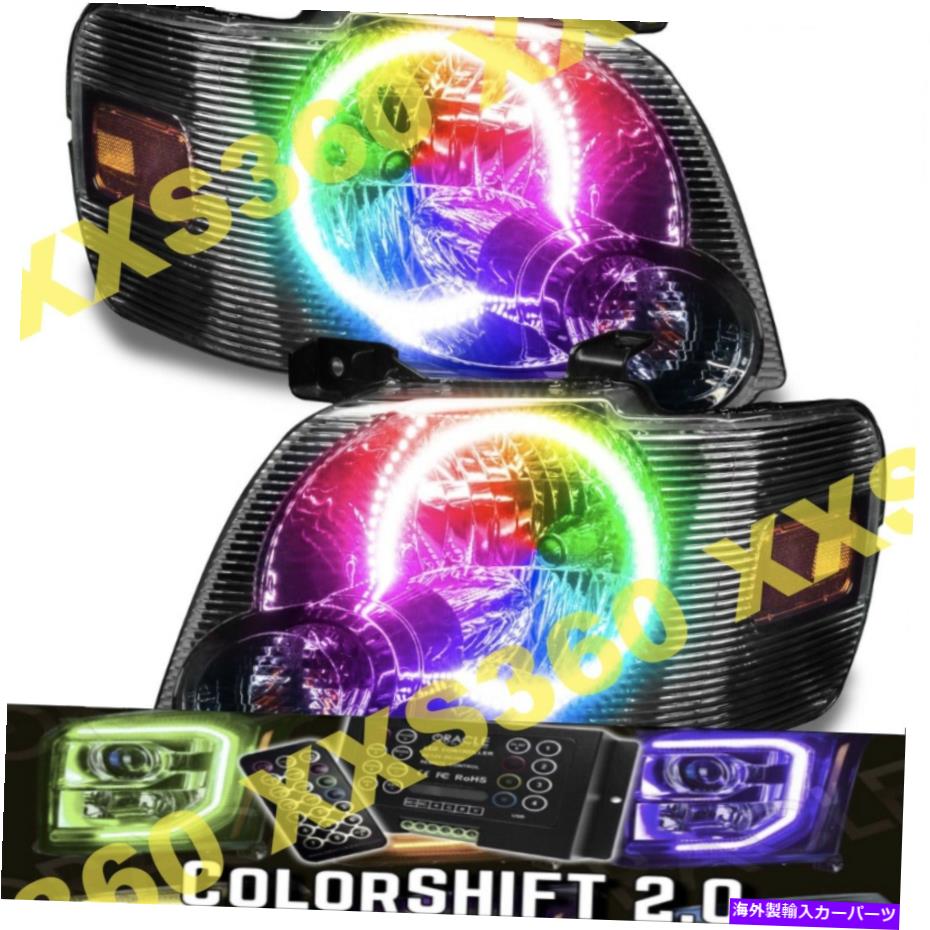 USヘッドライト Oracle Halo 2xヘッドライトフォードエクスプローラースポーツTRAC 08-10 LED ColorShift 2.0 ORACLE Halo 2x HEADLIGHTS Ford Explorer Sport Trac 08-10 LED COLORSHIFT 2.0【並行輸入品】|Us Custom Parts Shop USDM