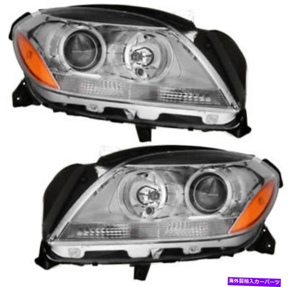 USヘッドライト ハロゲンヘッドライトのアセンブリ対12 13 14メルセデスベンツML350 ML500 ML63 Halogen Headlights Assembly Pair Set for 12 13 14 Mercedes Benz ML350 ML500 ML63【並行輸入品】 105,477円