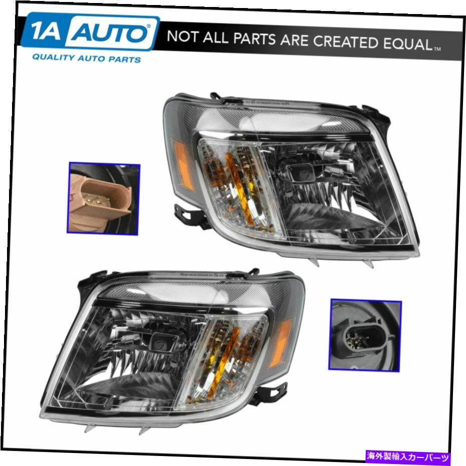 USヘッドライト Mercury Mariner Suvトラックのための2のOEMハロゲンヘッドライトランプLH Rhキットペアセット OEM Halogen Headlight Lamp LH RH Kit Pair Set of 2 for Mercury Mariner SUV Truck【並行輸入品】