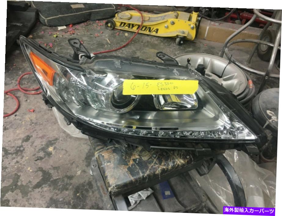 USヘッドライト 2015 Lexus ES350ハロゲンヘッドライト助手席側 2015 Lexus ES350 Halogen Headlight Passenger Side【並行輸入品】