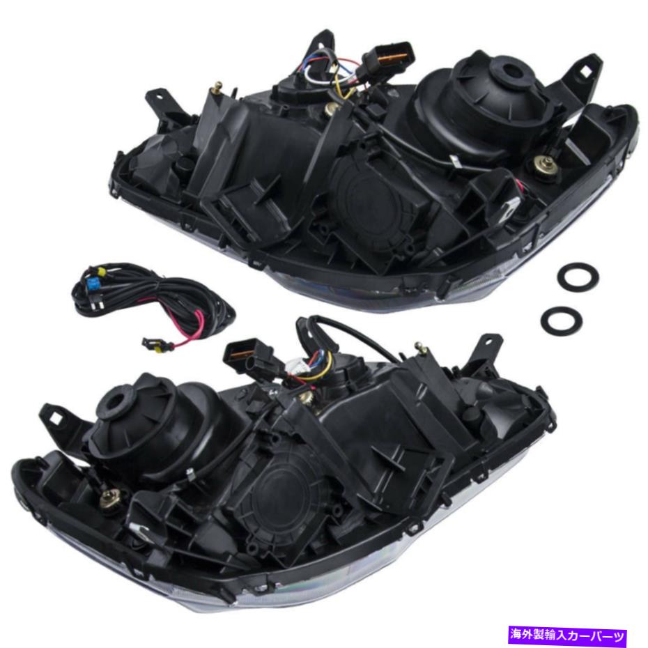USヘッドライト 三菱evo x 2008+ 8301C075 8301C362のための2倍正面左右のLEDヘッドライト 2x Front Left Right LED Headlights For Mitsubishi EVO X 2008+ 8301B075 8301C362【並行輸入品】