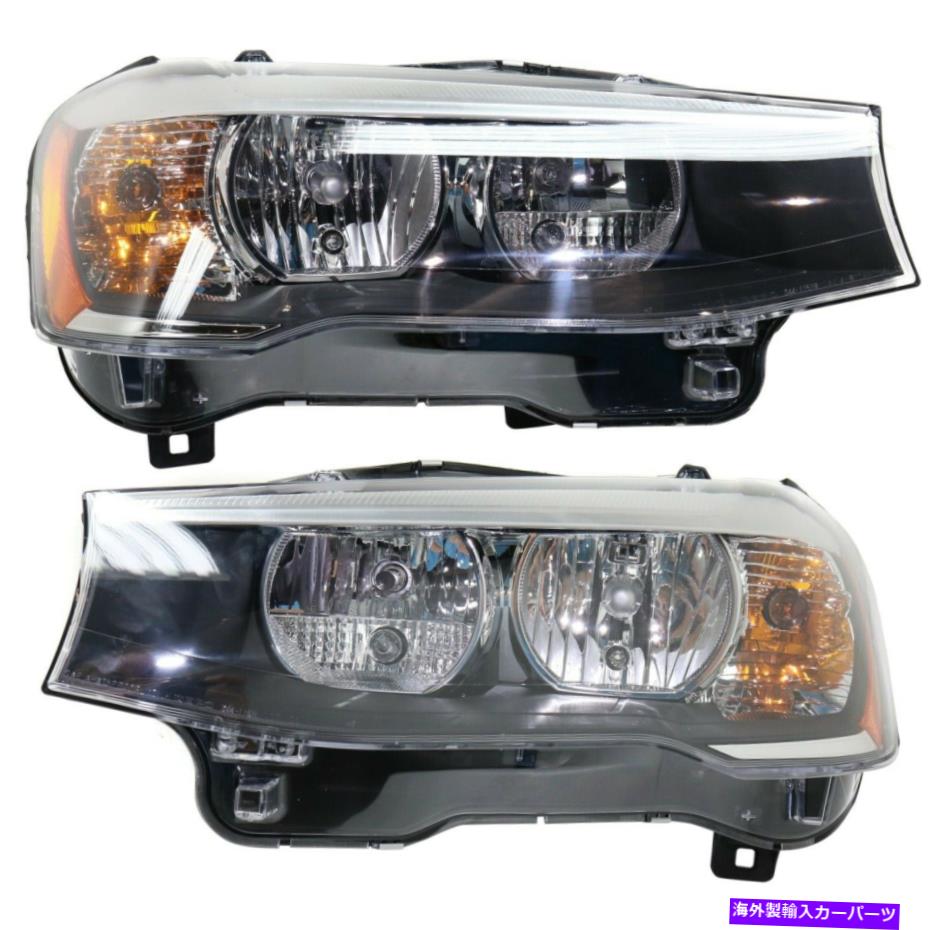 USヘッドライト X3用の新しいヘッドライトドライビングヘッドライトヘッドランプドライバ&旅客サイドLH RH New Headlight Driving Head light Headlamp Driver & Passenger Side LH RH for X3【並行輸入品】