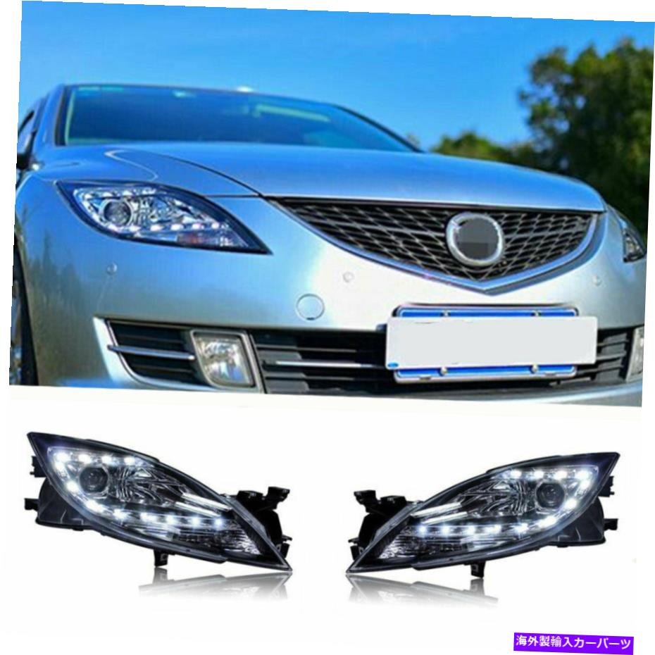USヘッドライト Mazda6 Atenza LEDヘッドライトプロジェクターLED DRL 2009-2013 OEM Halogenを元に戻す For Mazda6 Atenza LED Headlights Projector LED DRL 2009-2013 Replace OEM Halogen【並行輸入品】｜Us Custom Parts Shop USDM