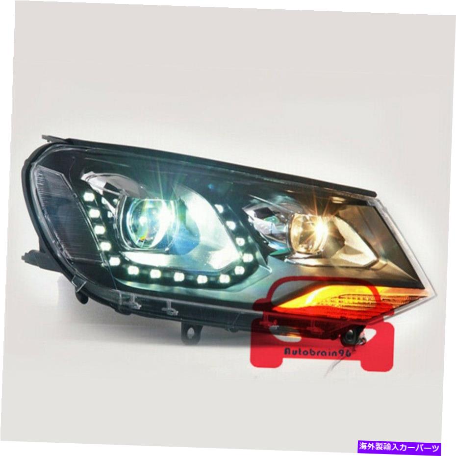 USヘッドライト Volkswagen Touareg SUV 2011-2013のためのLED DRLが付いているペア新しいヘッドライトBi-Xenon A Pair New Headlights Bi-Xenon With Led Drl For Volkswagen Touareg SUV 2011-2013【並行輸入品】