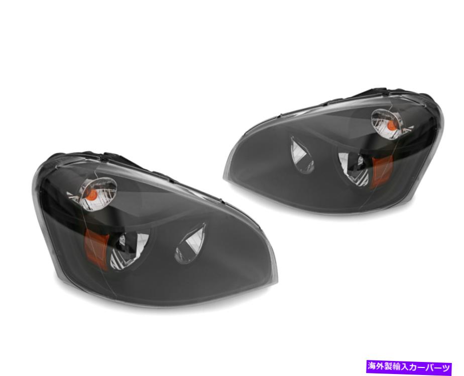 USヘッドライト イーグルの目LEDのヘッドライトランプペアブラックFreightLiner Cascadia Eagle Eye LED Head Light Lamp Pair Black For 2015 Freightliner Cascadia【並行輸入品】